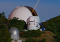 The Shane 3m with Laser Guide Star, and Automated Planet Finder (APF) telescopes at Lick Observatory. (Image courtesty of L. Hatch © )